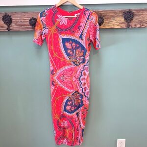 FARM Rio | Dresses | Farm Rio Tropical Groove Midi Dress Xs | Poshmark